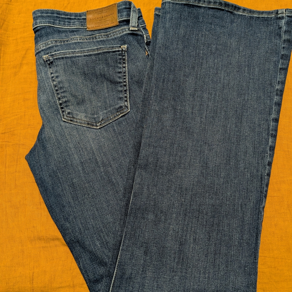 Lucky Brand Women's Flare Lil Maggie Blue Jeans